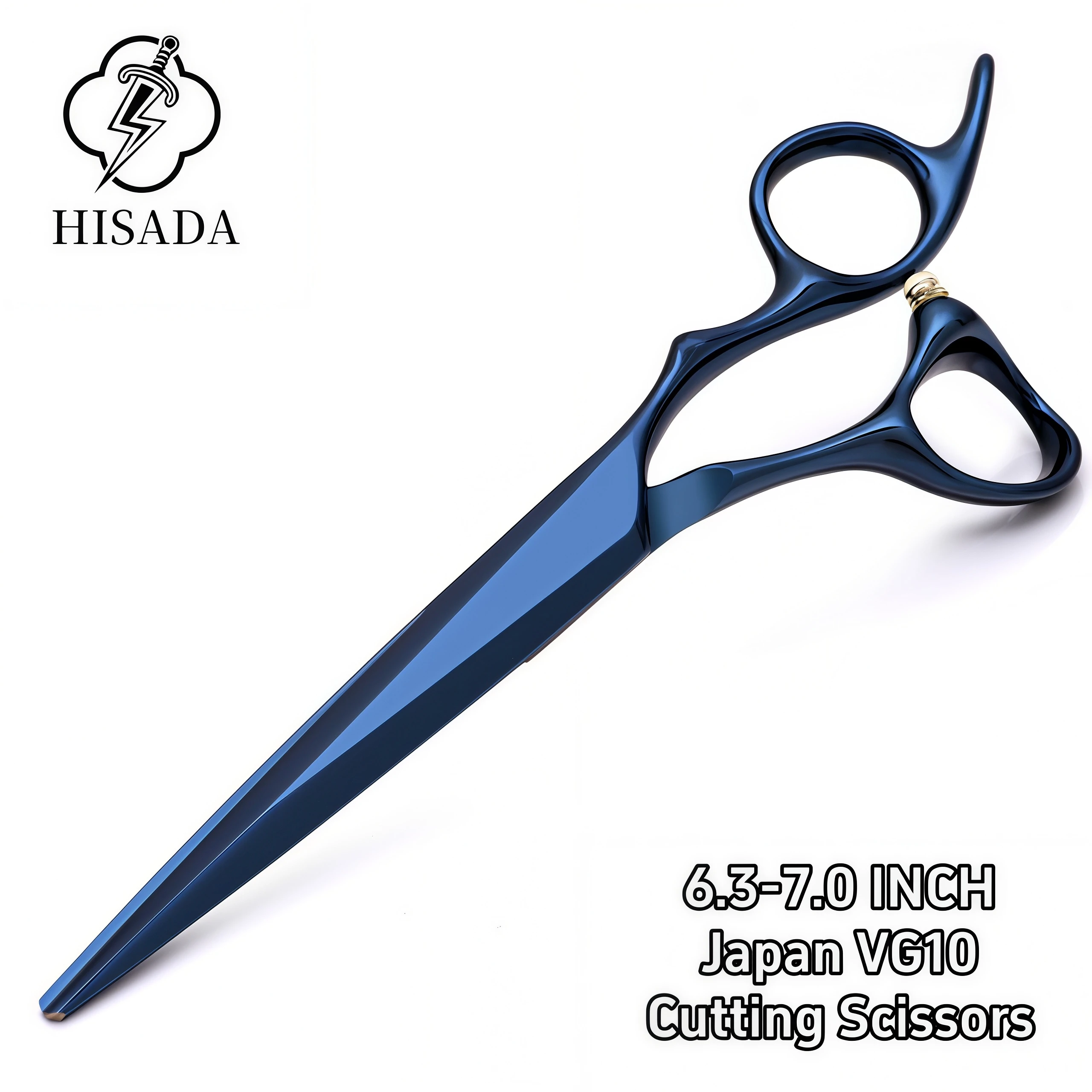 New Barber ScissorsProfessional Hair Cutting Scissors Shears6.3-7.0 inch Blind hole designConvex Blades with CNC Precision