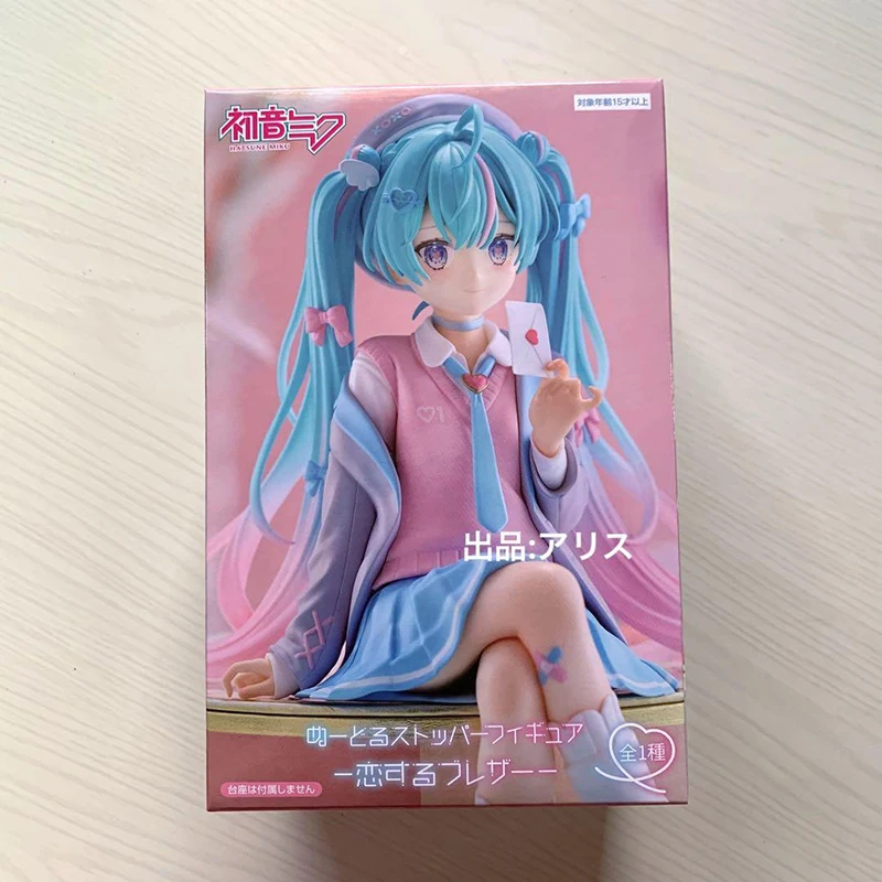 In Stock FuRyu Noodle Stopper Hatsune Miku -Love Suit Jacket- PVC 13CM Anime Action Figures Original Model Collection Kawaii Toy