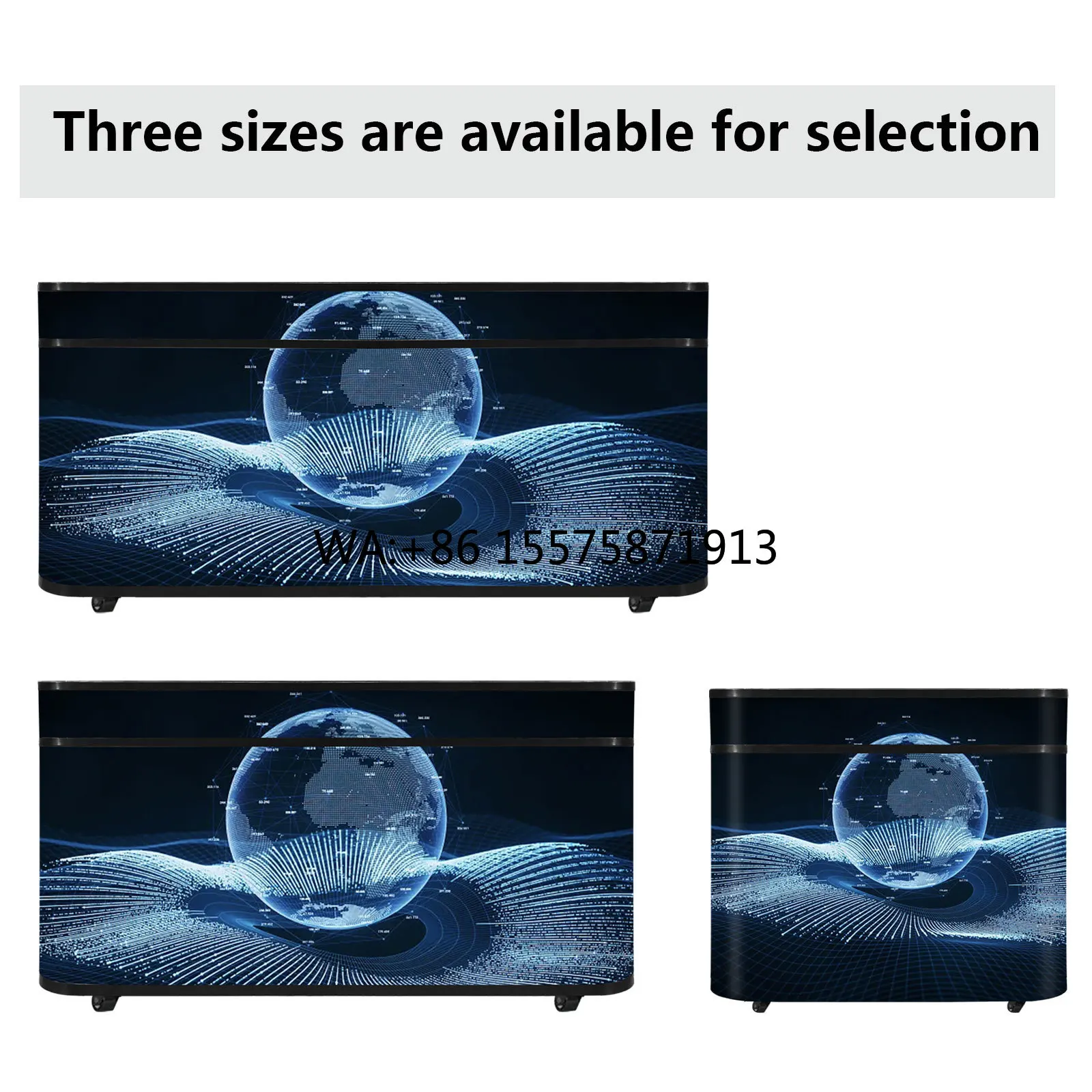 Custom P1.86-P2.5 LED Front Desk Display - Flexible DJ Desk&Shopping Mall Counter Screen with High Definition & IP65 Waterproof