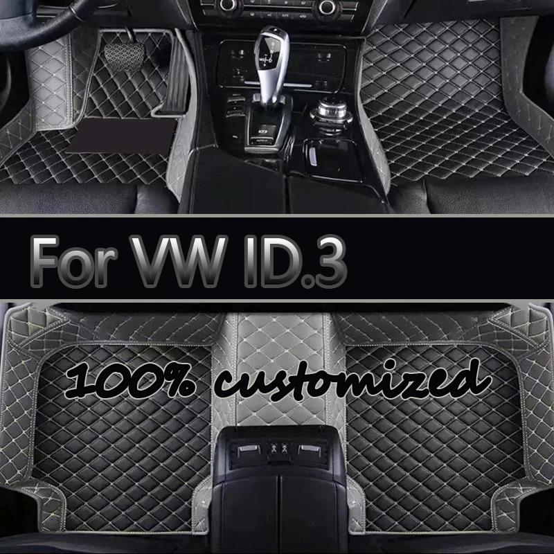 

Автомобильные коврики для VW ID.3 ID3 ID 3 2019 2020 2021 2022 Защитные коврики Коврики Ковры Кожаный коврик Автомобильные аксессуары 2020