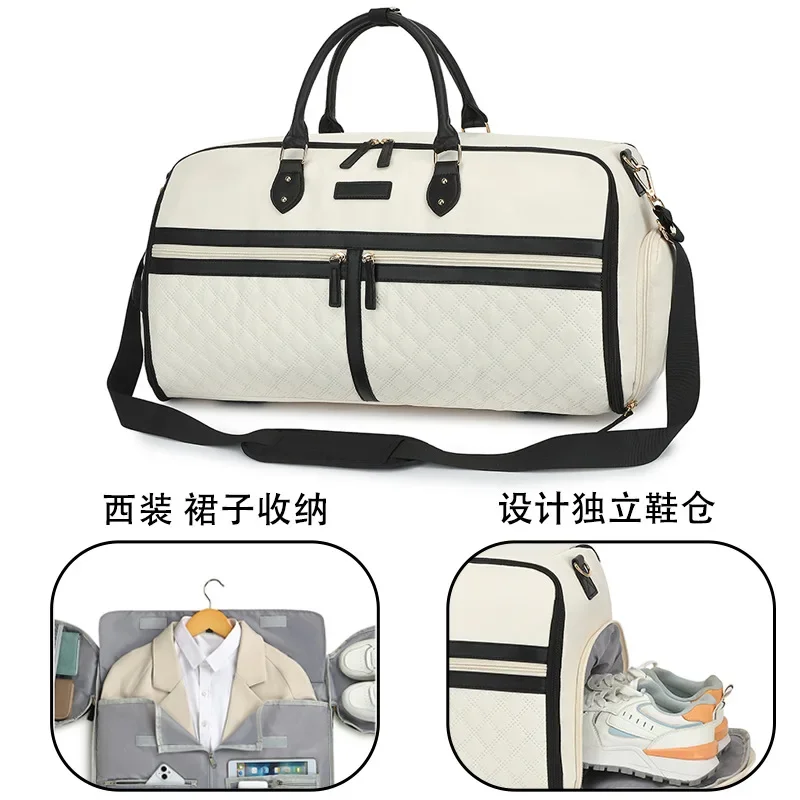 Unisex Travel Luggage Bag Suitcase Handbag Durable Single Shoulder Crossbody Bag for Men And Women garment bags ita bag