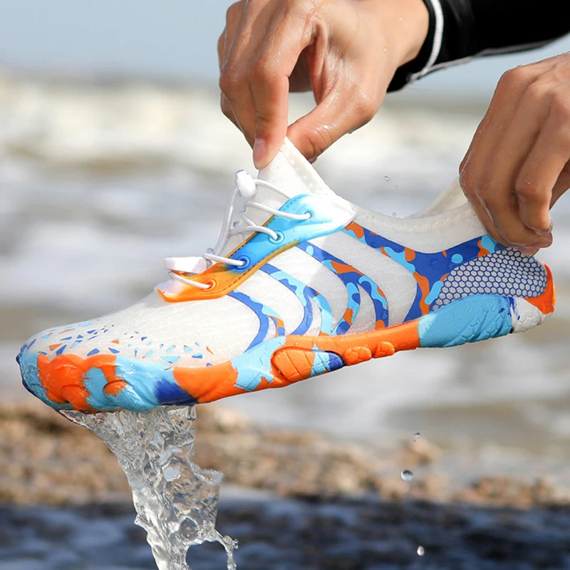 

Men's Women's Water Shoes Barefoot Athletic Lightweight Swimming Beach Shoes New Five Finger Outdoor Wading Surfing Sports Shoes