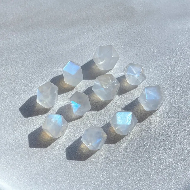 

Natural blue moonstone sugar star anise single bead gasket