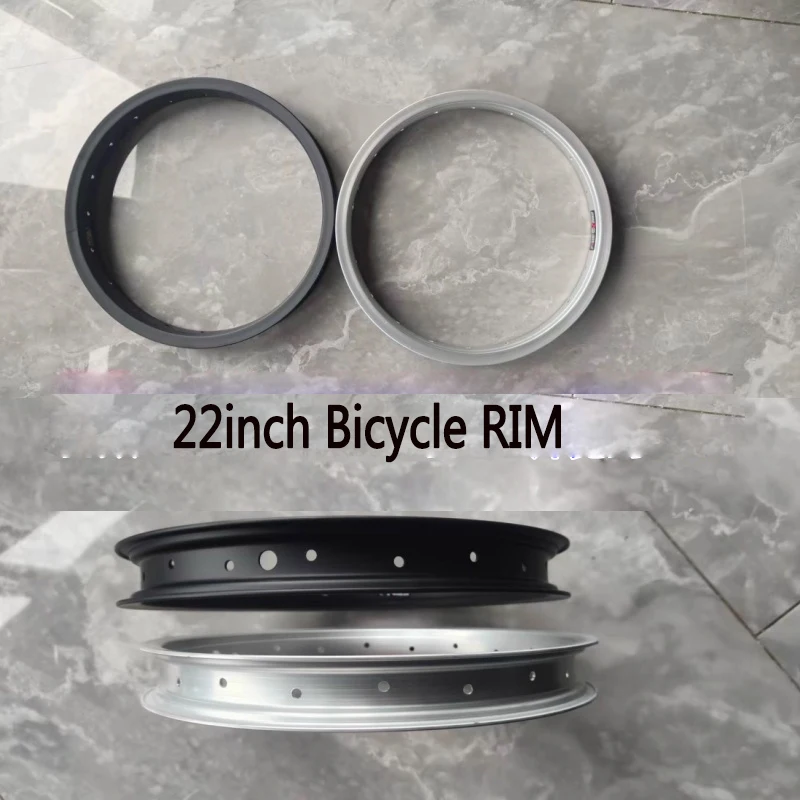 

22-дюймовый велосипедный RIM из алюминиевого сплава, 22-дюймовый велосипедный RIM с отверстием 28/36, 22x1,5, 1,75, 1,95, 2,125 аксессуары для колес