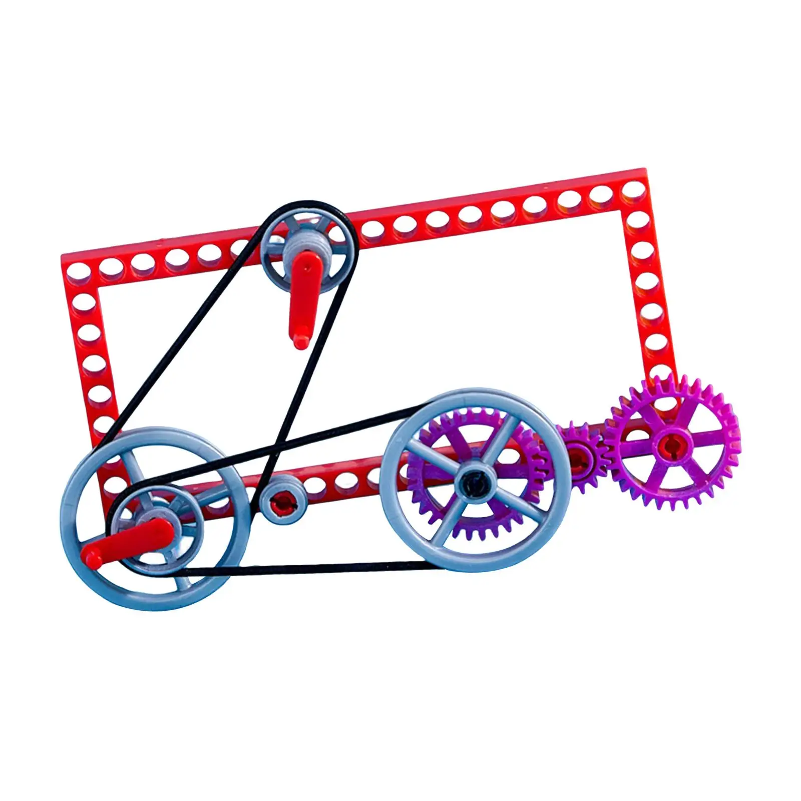 

2-6pack Unfinished DIY Belt Pulley Gears Toys DIY Model Kit for Children