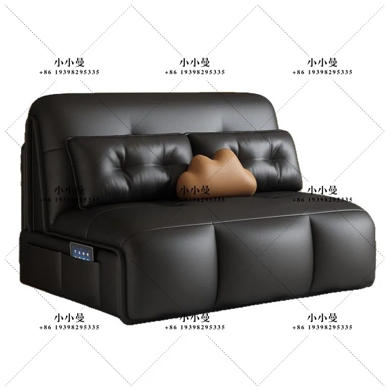 Intelligent automatic control electric foldable electric sofa bed retractable small apartment multi-function folding bed