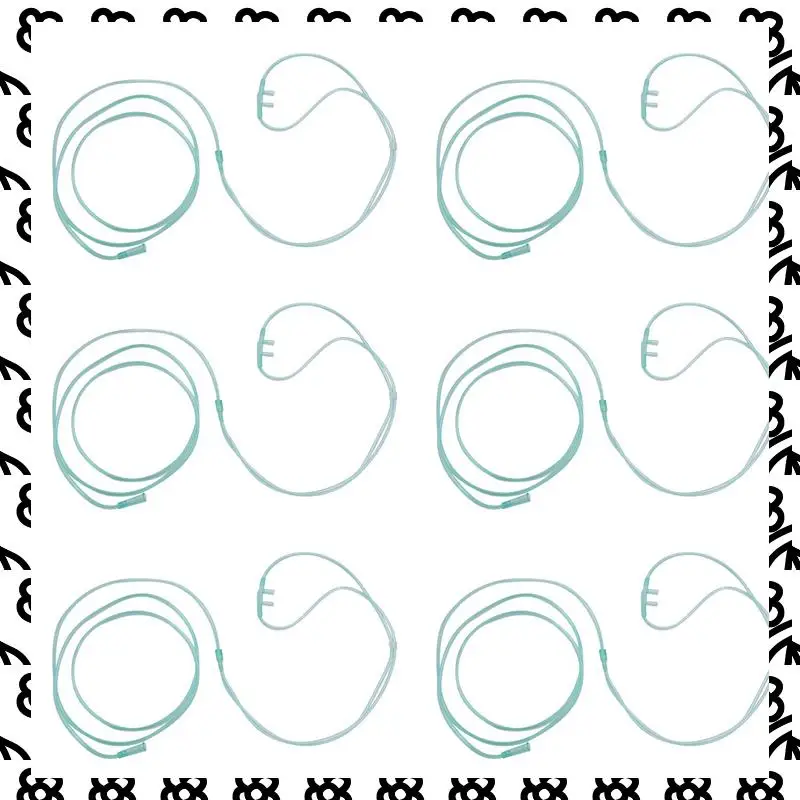 

A07I 24 шт. кислородные канюли 2 метра носовая канюля мягкая назальная кислородная трубка O2 канюля для взрослых