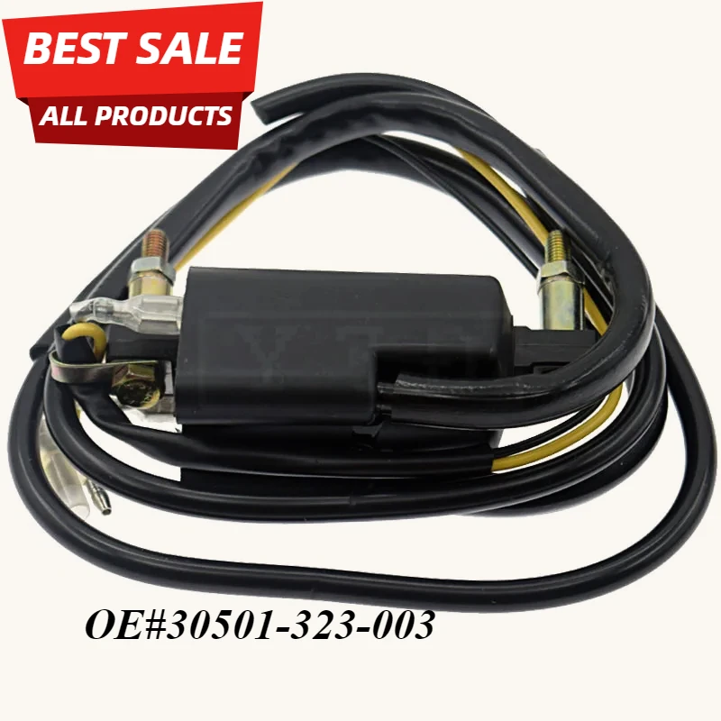 

For Honda CA72 CA77 CB200 GL500 VF700 CB1000 Motorcycle 12V Volt Dual Wire Ignition Coil 30501-323-003 30502-323-003