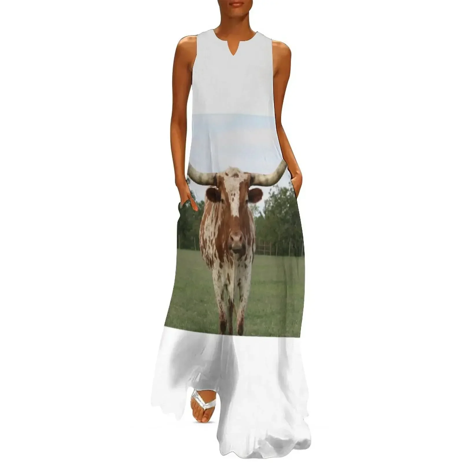 

Texas Longhorn Long Dress dresses for woman dress women summer 2025 elegant dress women evening