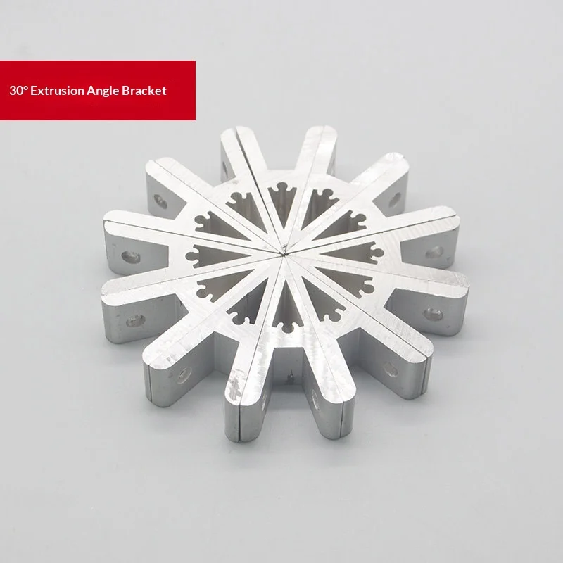Thickened Aluminum Angle Bracket Extrusion Base Fixed Angle Piece for Stable Structure Support