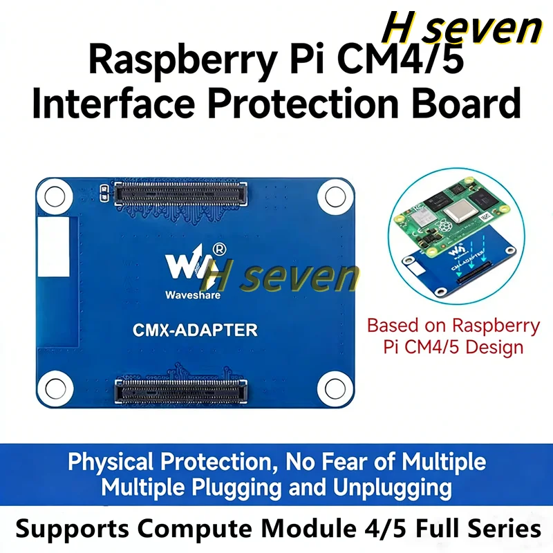 1pcs/lot Raspberry Pi CM4/CM5 Interface Protection Board Compute Module Series Interface Physical Protection