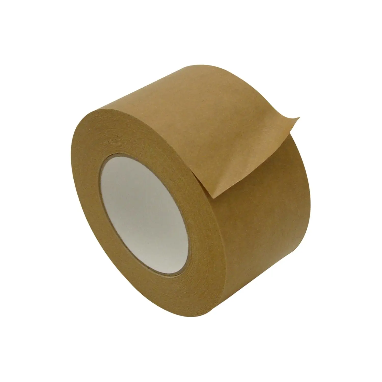 

JVCC Kraft Flatback Paper Packaging Tape (FPPT-01), 3 in. (72mm Actual) x 60 yds. (Brown)