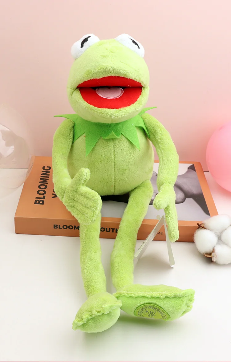 Cartoon Kermit The Frog Plush Toys Adjustable Cute Anime Things Stuffed Animals Dolls Kawaii Decor Children Birthday Xmas Gifts
