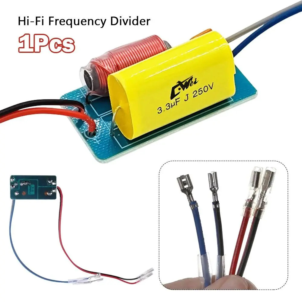 1Pcs 40W Hi-Fi Frequency Divider Pure Sound Design DIY Modified Audio Filter Distributor Subwoofer Matching