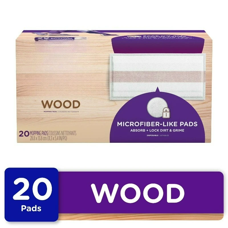 

Сменные насадки для швабры, для уборки твердых полов, 20 штук