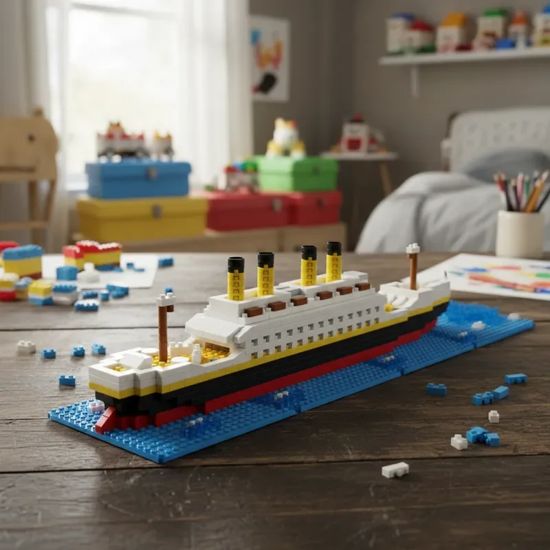 Креативная-коллекция-лодок-сделай-сам-строительные-мини-строительные-блоки-игрушки-модель-Титаника-головоломка-образование-moc-сборная-модель-для-детей