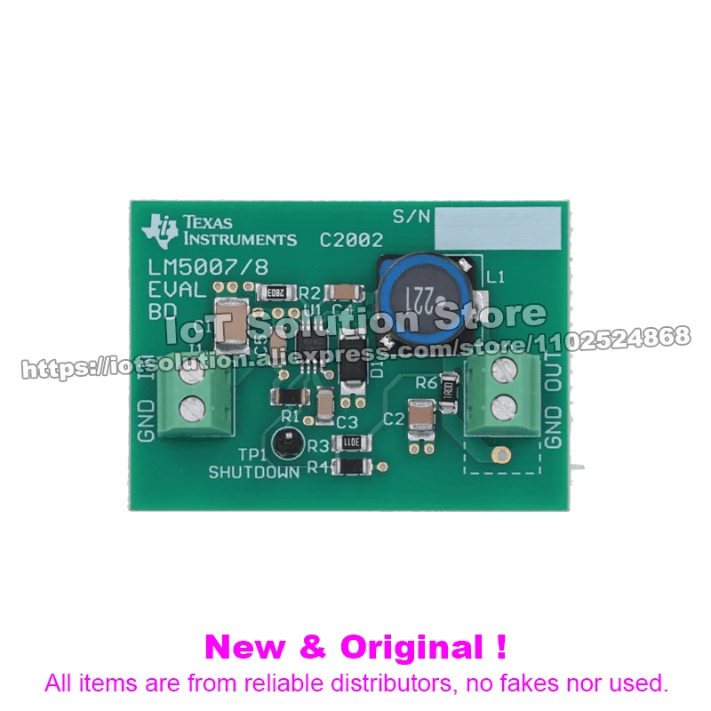LM5008EVAL/NOPB — 100V Wide Vin Step Down Switching Regulator Evaluation Module