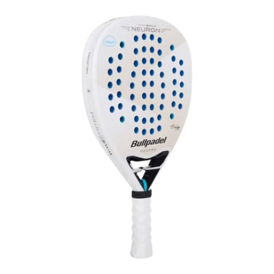 Padel Racket for competitive play, carbon fiber frame, matte black finish, enhanced control and spin