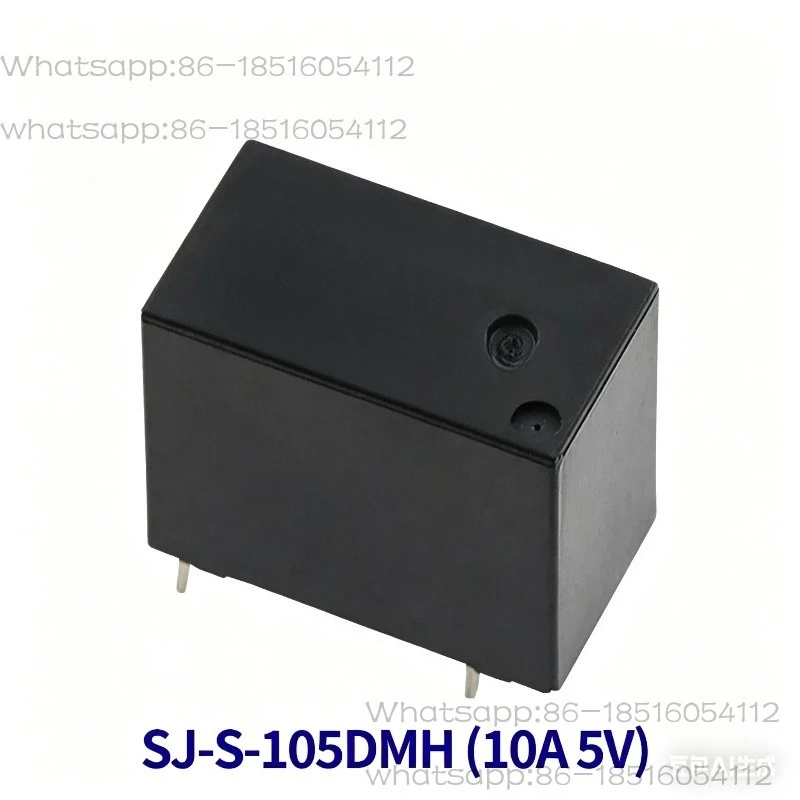 5Pcs  Relay SJ-S- 105DMH SJ-S-112DMH SJ-S-124DMH 10A 4PIN Normally Open Replaceable JZC HF32F-G 5V 12V 24V Power Relay