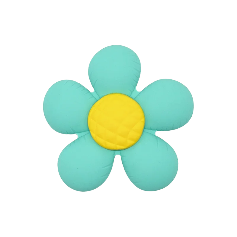 1/5 Stück PVC Sonnenblume Regenbogen dekorativ für mit Loch Einkaufstasche Zubehör für Mädchen Frauen Strand Handtasche Charms Dekorationen Buck – Detail 4