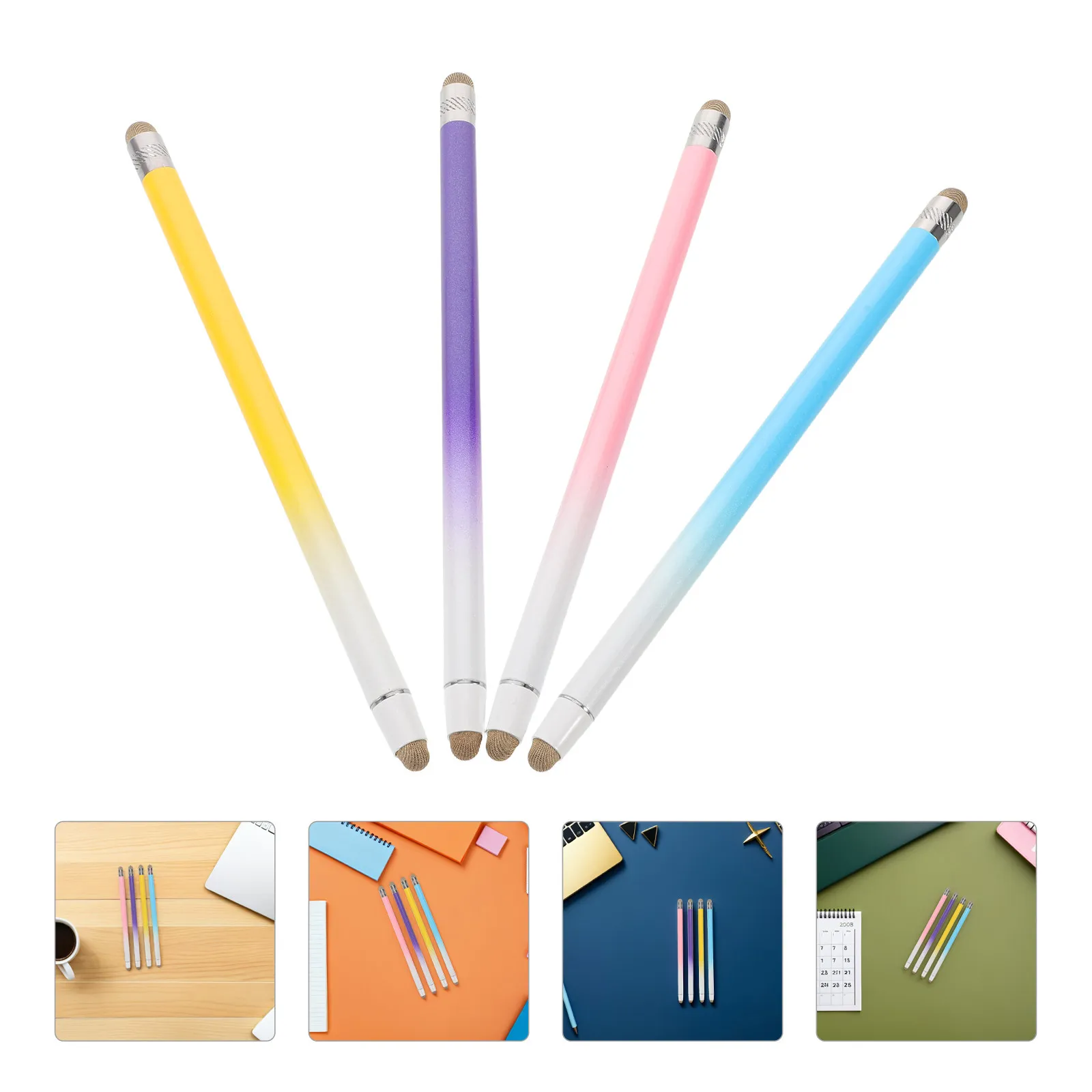 

4Pcs Multi Functional Stylus Pen for Touchscreen Devices Capacitive Stylus for Tablet Phone Precision Control Screen Protection