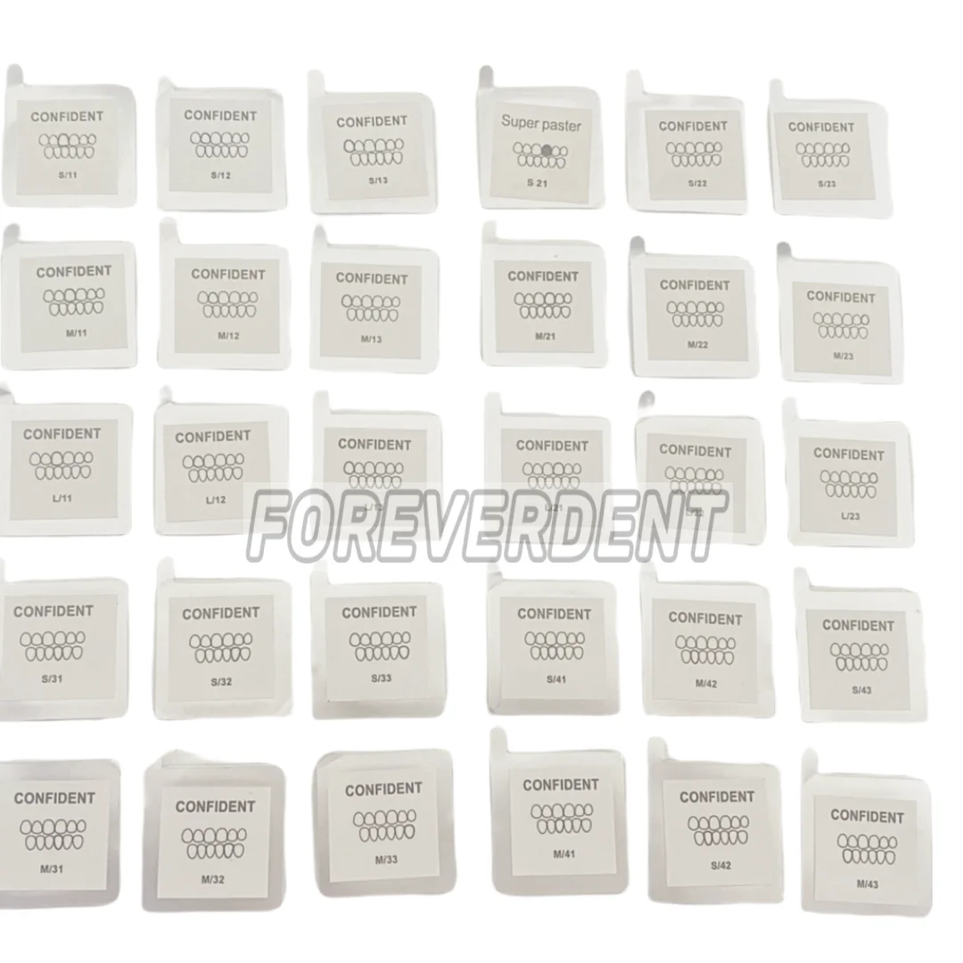 30pieces Dental Composite Porcelain Veneer Whitening Teeth Veneers Bright White Uppe&Lower