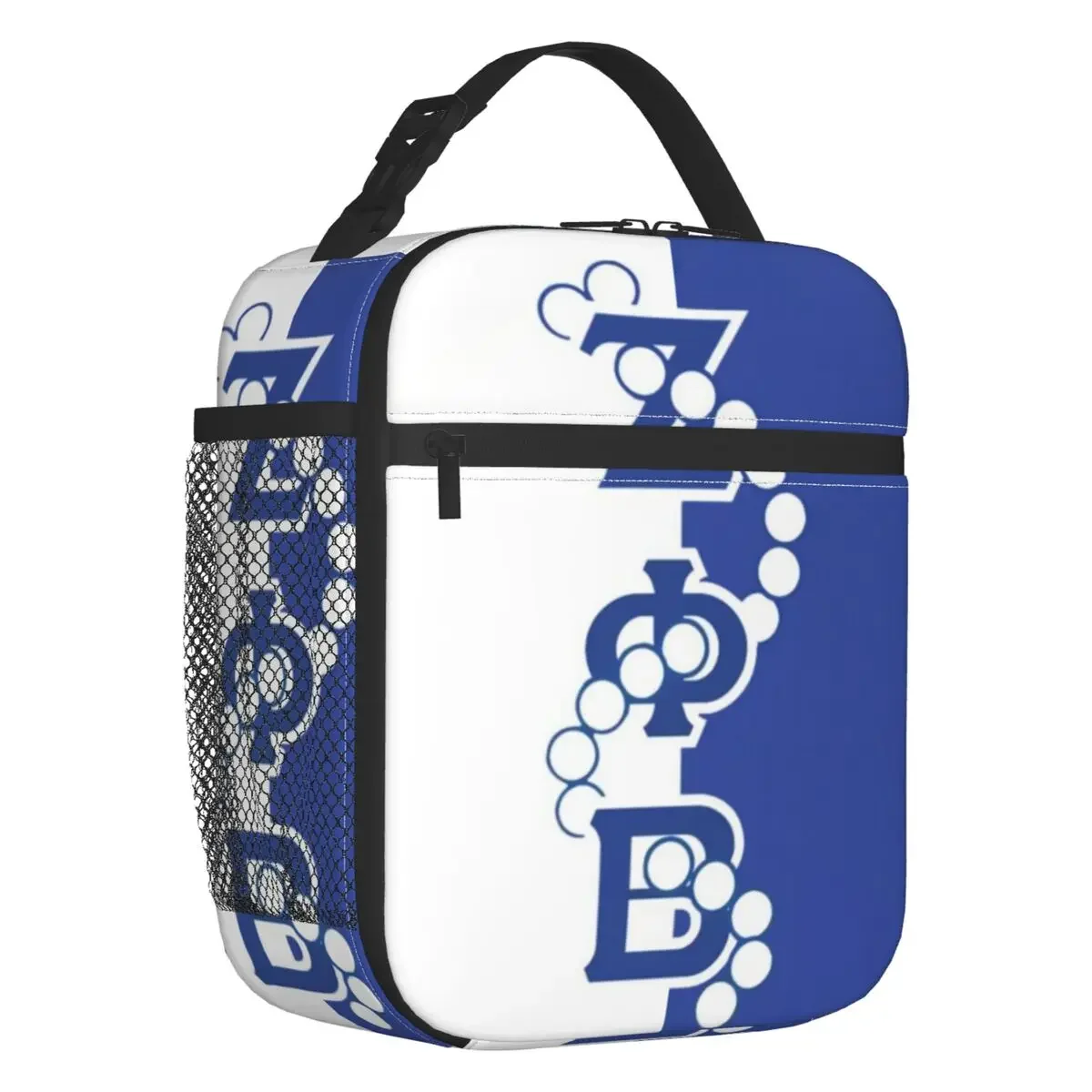 

Zeta Phi Beta Logo Insulated Lunch Bags for Women ZOB Sorority Resuable Cooler Thermal Food Lunch Box Kids School Children