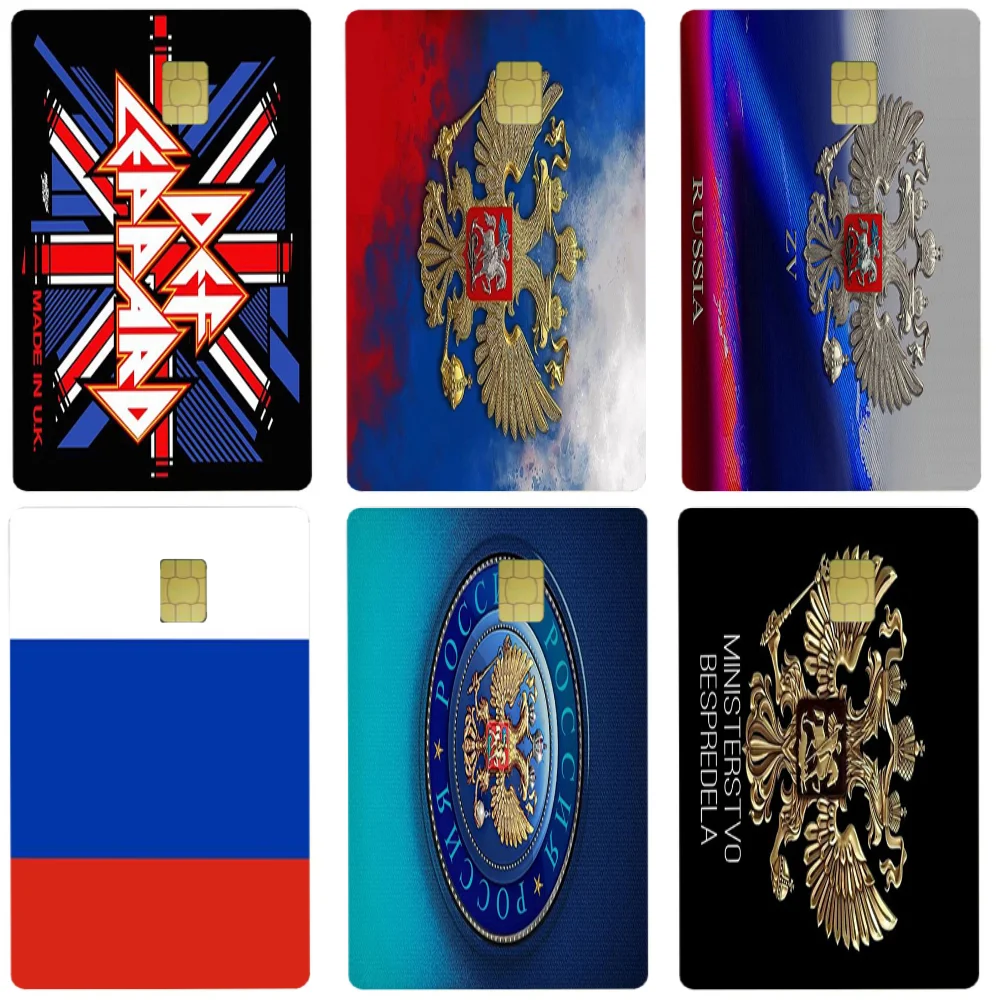 

R-Russian Coat Of Arms 100% Hot Sale Amine Credit Debit Bank Card Bus Card Film Skin Sticker