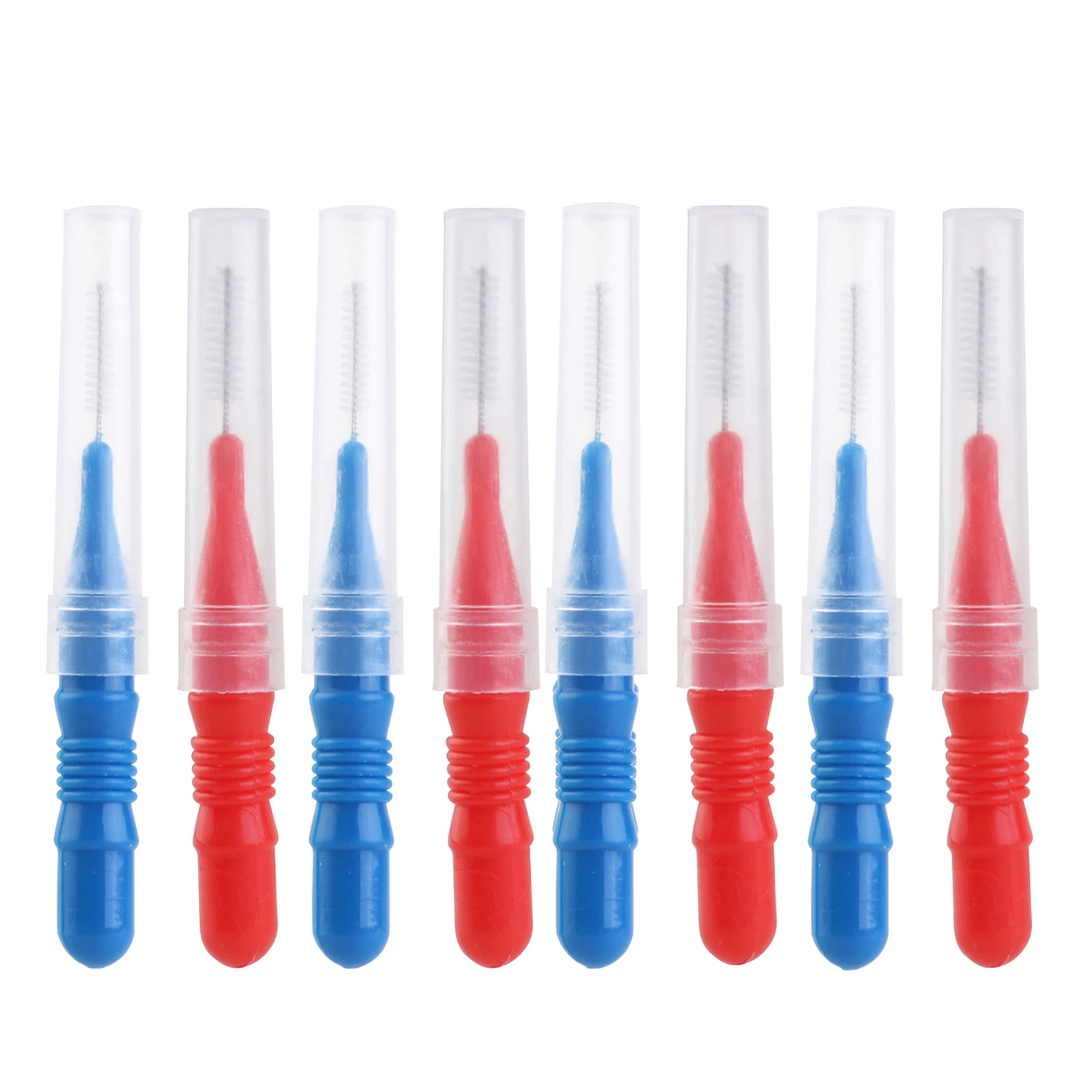 

50Pcs Dental Orthodontic Interdental Brush Oral Care Teeth Cleaner Toothpick Kit for Cleaning Between Gaps Orthodontic Brush