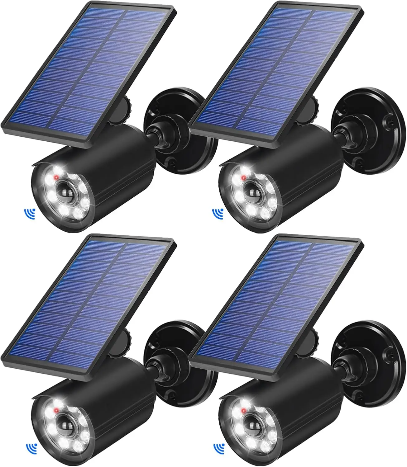 

Solar Motion Sensor Flood Lights, 2000LM IP67 Waterproof Security Spot Lights for Yard Garden Patio, 4 Pack