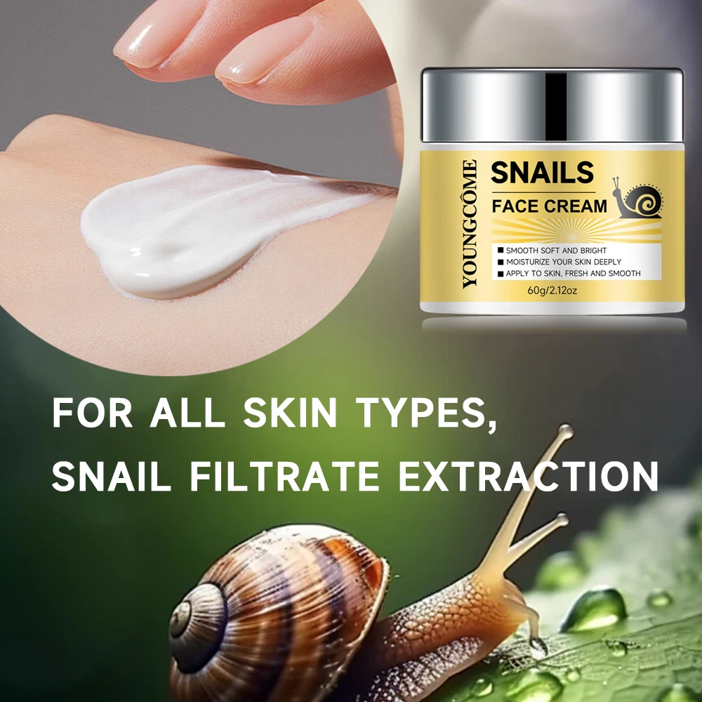 Snail Multi-Purpose Face Cream Hydrates Moisturizing for Anti-aging Wrinkle Cream Improve Cracked Dry Rough Skin Facial Cream