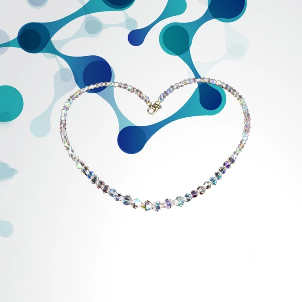 

1Pcs Crystal Clavicle Chain Necklace Elegant Fashion Jewelry for Women Girls Party Birthday Wedding Accessories