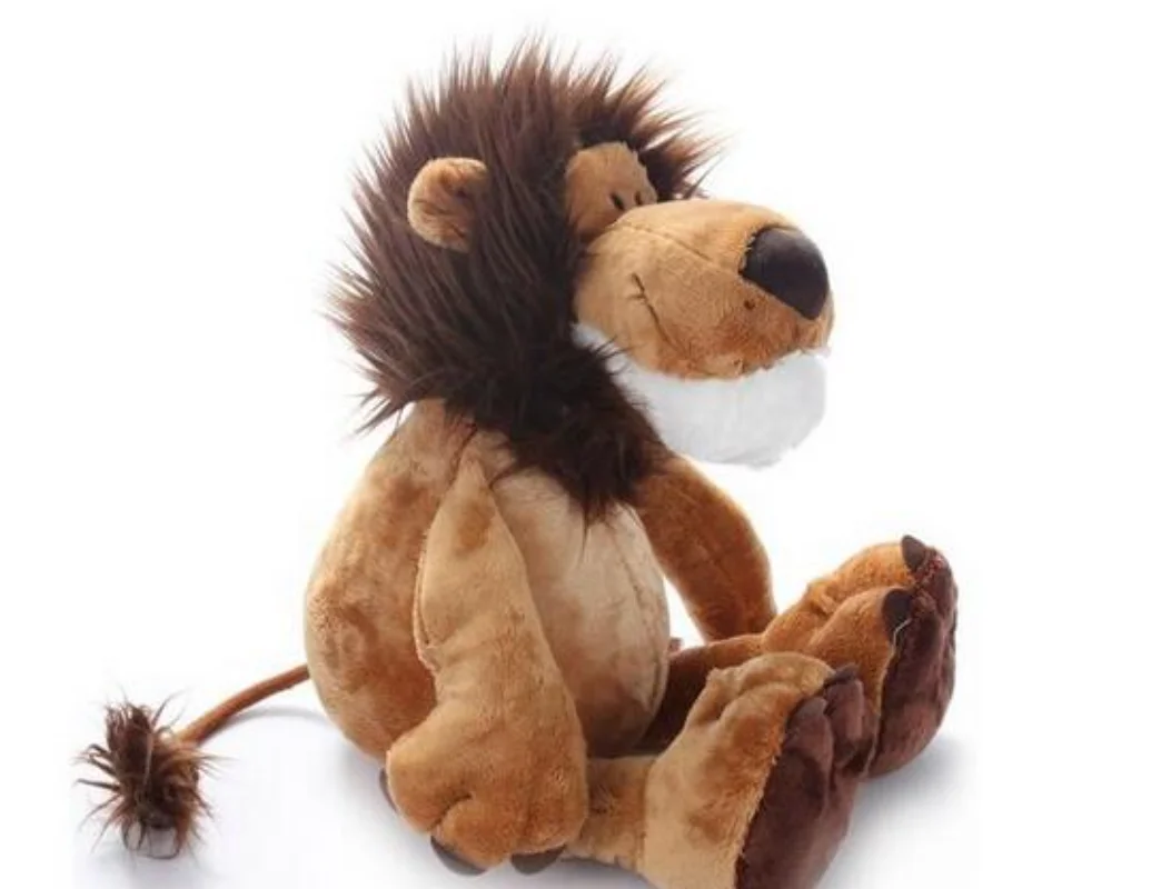 

25cm Lion Plush Toy Cartoon Stuffed Doll Jungle Series Stuffed Animals Toys For Kids Baby Children Boys Girls Gifts Photo Props