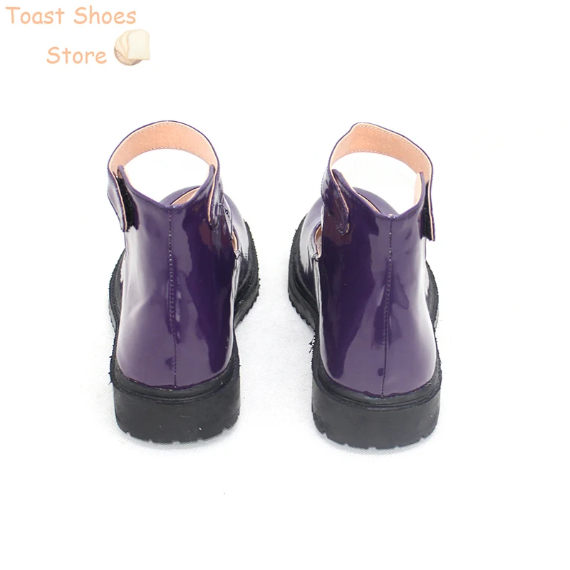 Hakurei Reimu Cosplay Shoes PU Leather Shoes Halloween Carnival Boots Cosplay Prop Costume Prop