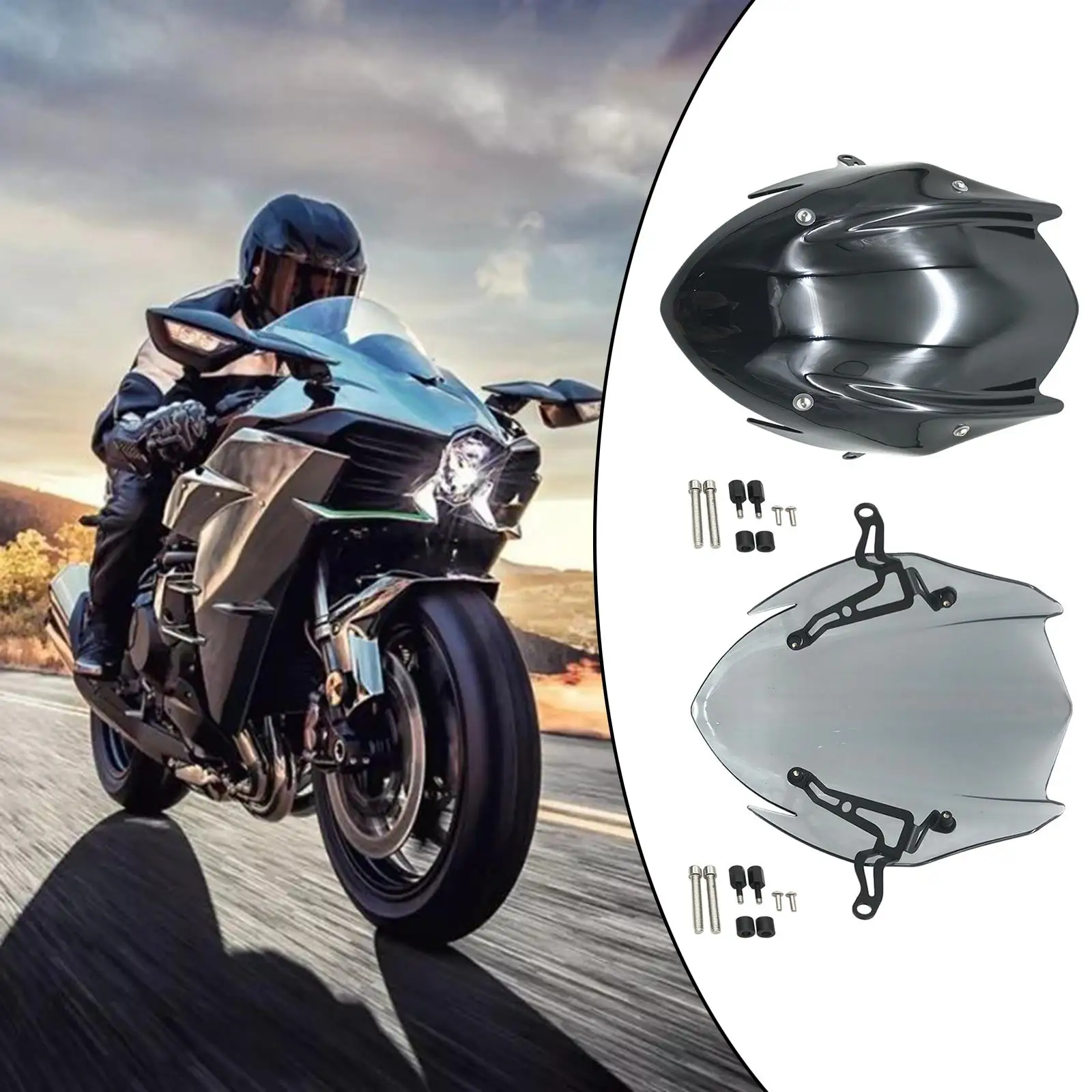 Motorcycle Windshield Deflector Motorcycle Accessories Anti-Scratch