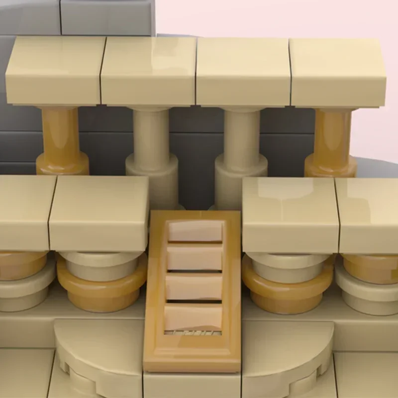 Klassieke Street View Model Moc Bouwstenen Oude Egyptische Steden Technologie Blokken Geschenken Kerst Speelgoed DIY Sets Montage