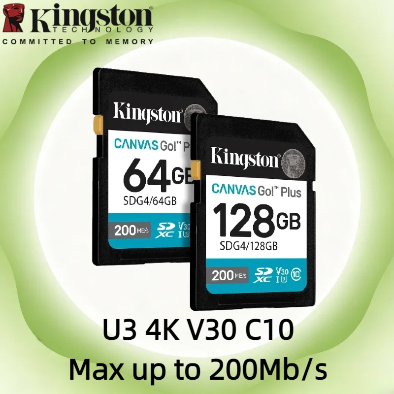 キングストン-canvas-go-plus-class10-sdカード-64gb-128gb-256gb-512gb-1tb-u3-v30-高速sdxcカード-カメラ用-4kビデオ対応