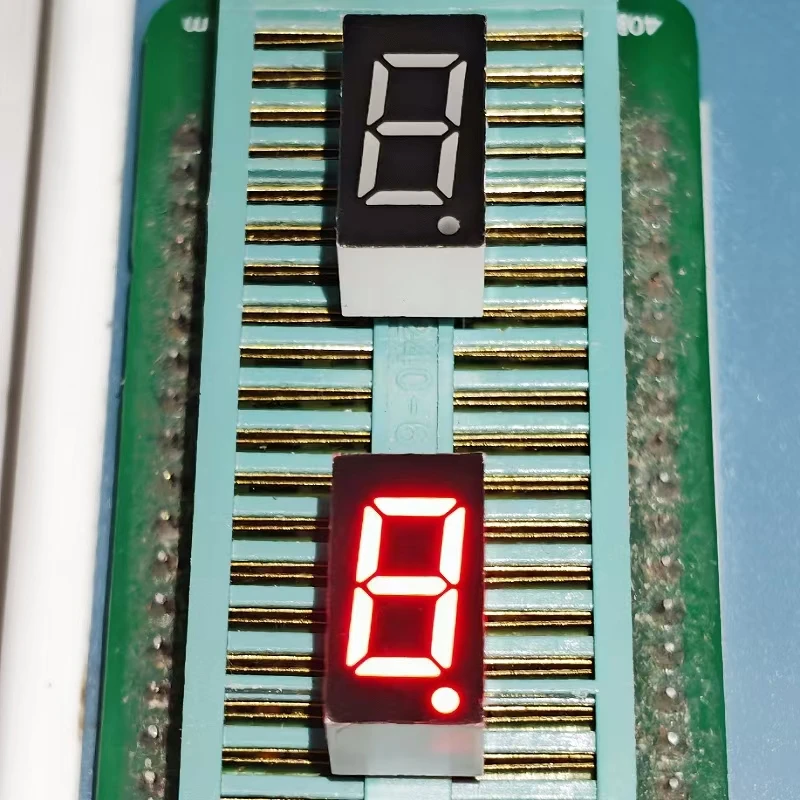 10pcs 0.36 Inch 10Pins 3161AS 3161BS 1 Bit Digit 7 Segment Red LED Digital Display Digitron Common Anode Cathode