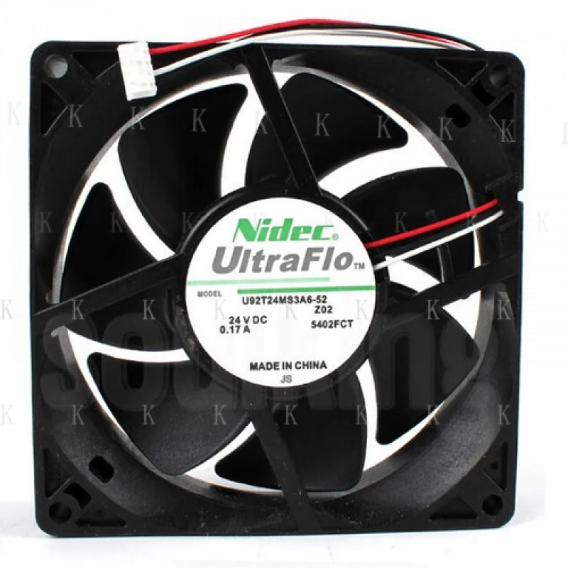 

C for NIDEC U92T24MS3A6-52 24V 0.17A 9225 inverter cooling fan