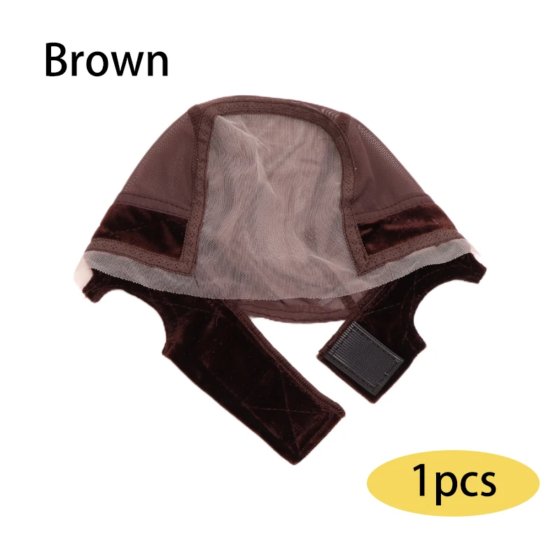 Vrouwelijke hoofdband pruik cap Hd kant pruik cap voor pruik maken U-deel pruik caps met verstelbare fluwelen pruik grip om pruik naakt haarnet te dragen