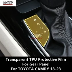 For TOYOTA CAMRY 18-23 Gear Panel Transparent TPU Protective Film Anti-scratch Repair Film Accessories Refit