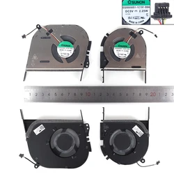 Laptop Cooling Fan for Asus VivoBook Pro 15 OLED K3500 M3500Q M6500 M7600Q CPU & GPU 5V