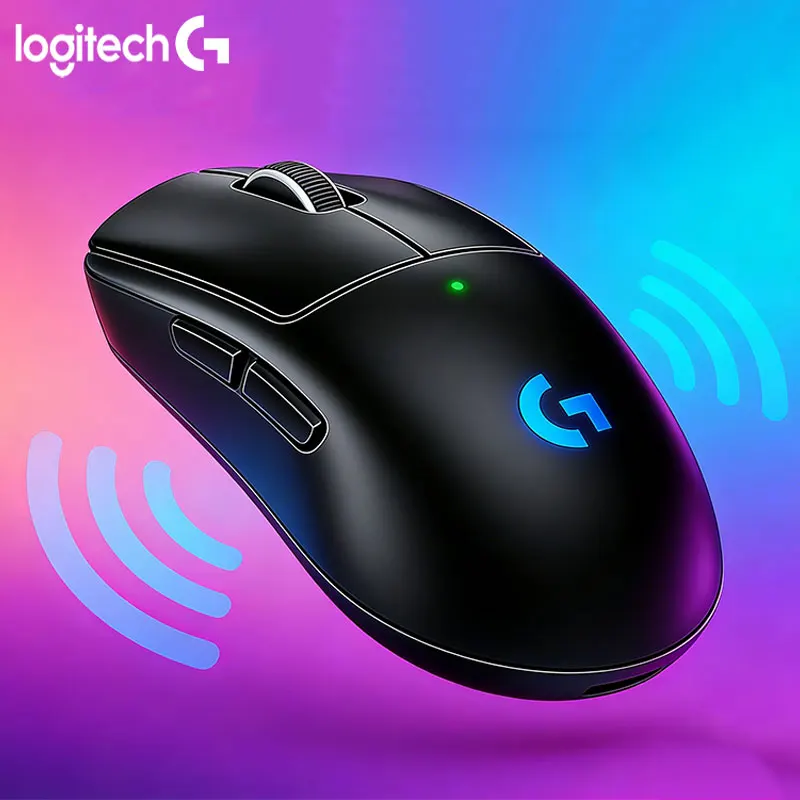 

Беспроводная игровая мышь Logitech PRO X SUPERLIGHT/M650/M750, сенсор с высоким разрешением DPI, RGB-подсветка, подходит для киберспорта и офисного использования.