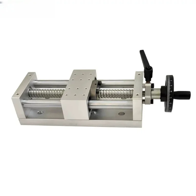 PT-LX100 Linear Module Ball Screw Slide Manual Displacement Platform Precision Translation Stage Optical Mount