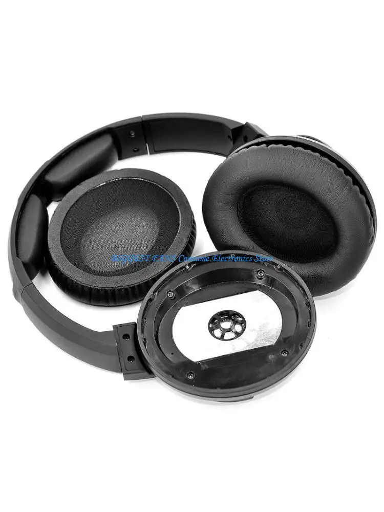 

Leather Cushion Earmuff Earphone Sleeve for KRK KNS6400 KNS8400 6400 8400