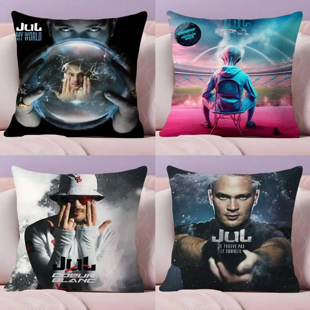 Fashion Jul The Machine Pillow Case Plush Fabric Soft Double-Sided Printed Sofa Warm Winter Home Gift Cushion Cover