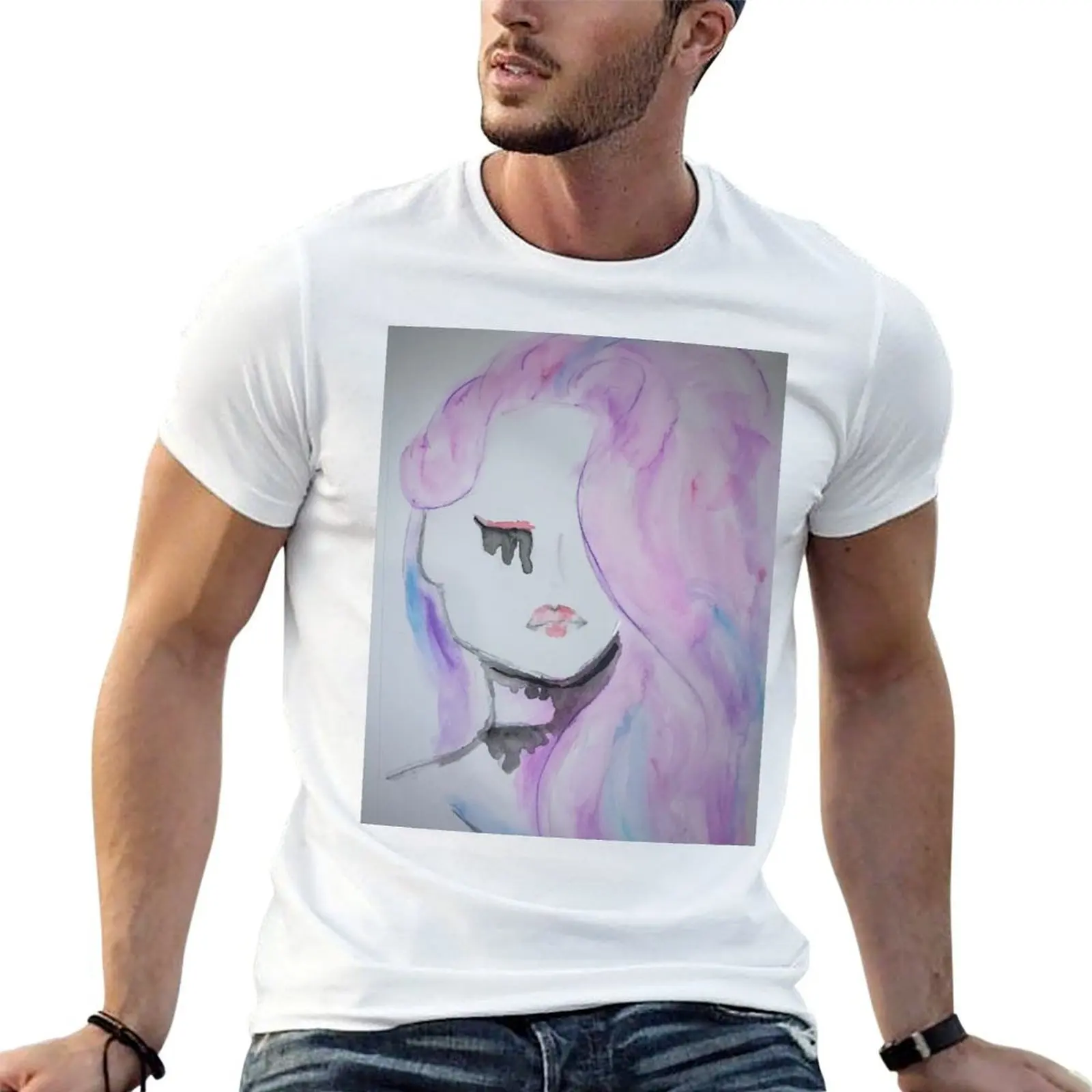 cry T-Shirt vintage anime shirt plain mens t shirts casual stylish