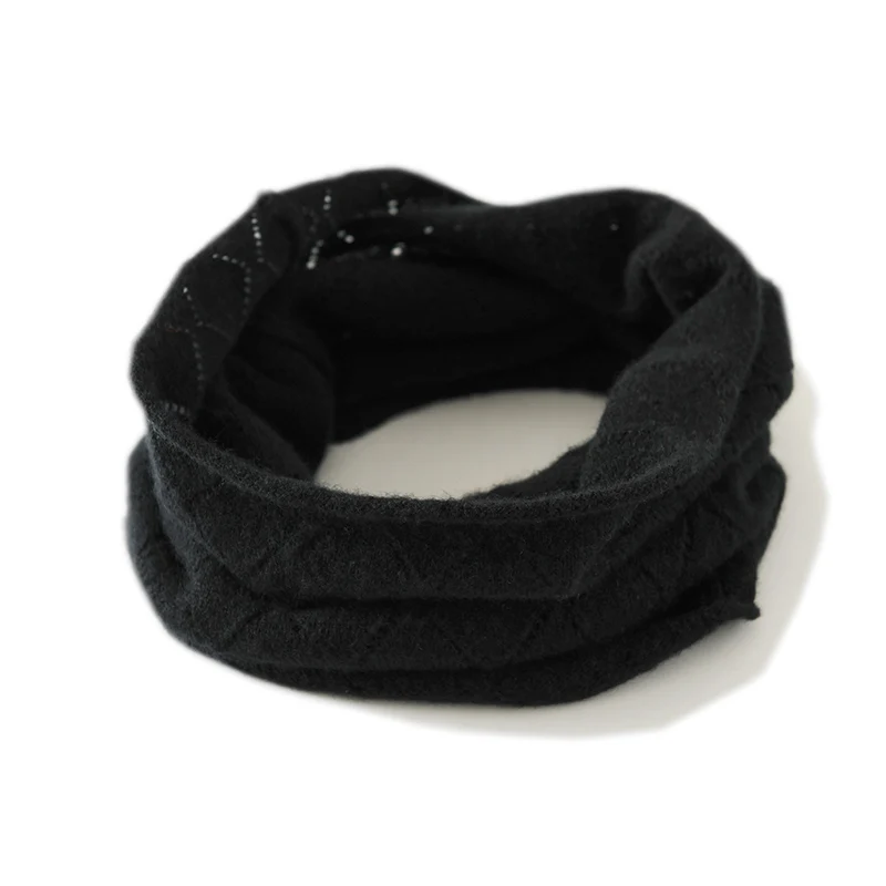 100% Cashmere High-End Neck Warmer Unisex Neck Scarf Neck Protection Twisted Windproof Warm Pullover Scarf