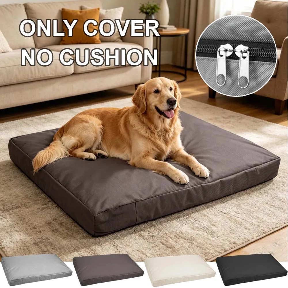 

Dog Crate Mat Cover Summer Waterproof 210D Oxford Removable Zipper Design (No Filling) for Home Outdoor Small/Medium Dogs Cats