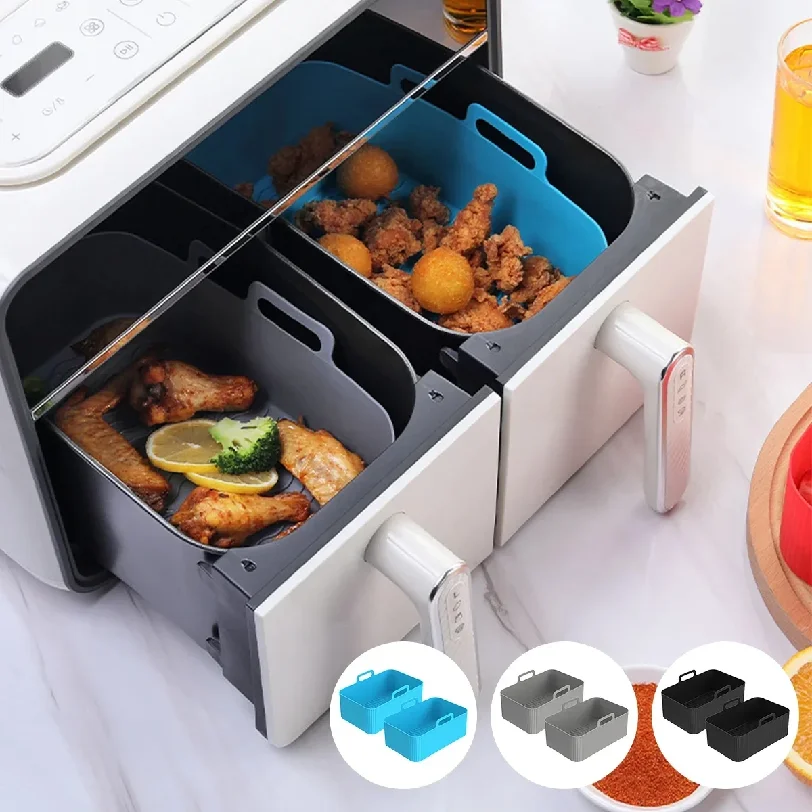 2Pcs Air Fryer Silicone Pot Ai - огляд і ціна Air Fryer Silicone Pot Liner